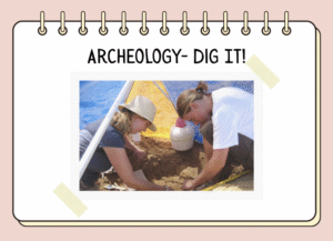 archaeology activities for kids